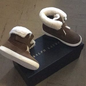 Polo Ralph Lauren Kids Siena Snuff Suede Bootie